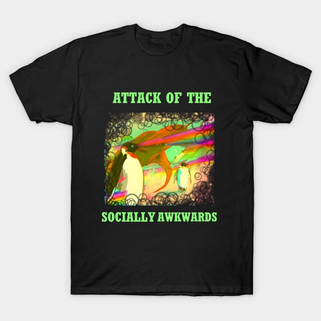 Socially awkward fights back! T-Shirt by SmannaTales